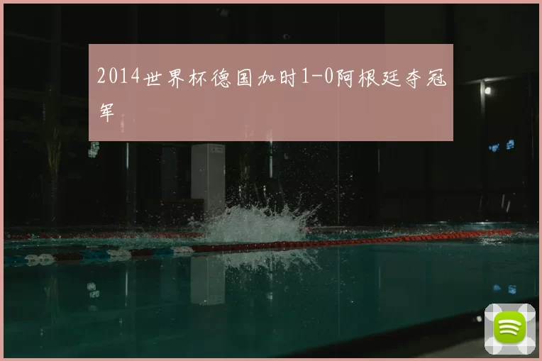 2014世界杯德国加时1-0阿根廷夺冠军